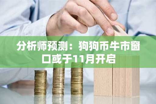 分析师预测：狗狗币牛市窗口或于11月开启