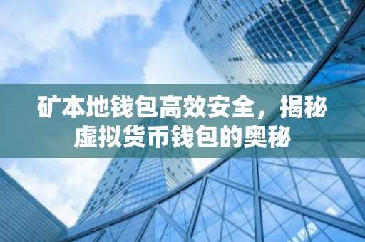 矿本地钱包高效安全，揭秘虚拟货币钱包的奥秘