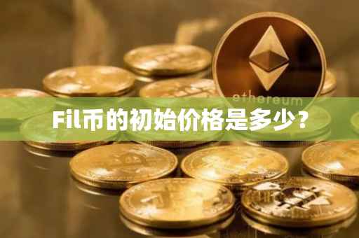 Fil币的初始价格是多少？