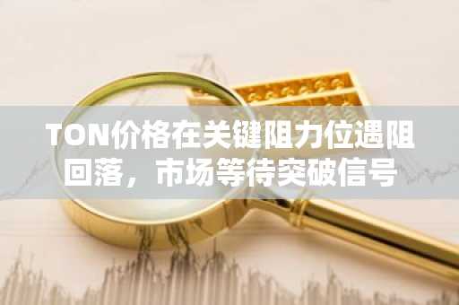 TON价格在关键阻力位遇阻回落，市场等待突破信号