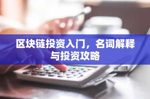 区块链投资入门，名词解释与投资攻略