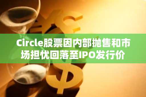 Circle股票因内部抛售和市场担忧回落至IPO发行价