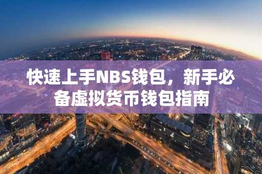 快速上手NBS钱包，新手必备虚拟货币钱包指南