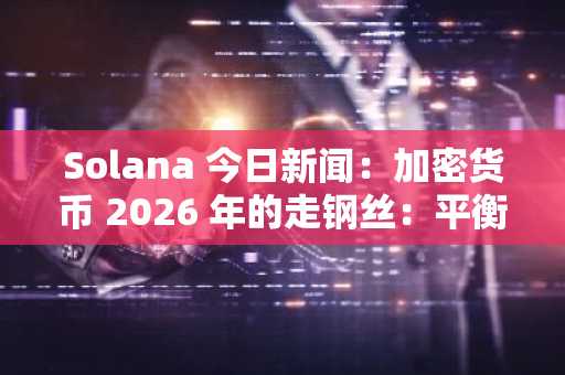 Solana 今日新闻：加密货币 2026 年的走钢丝：平衡 DeFi、人工智能和监管