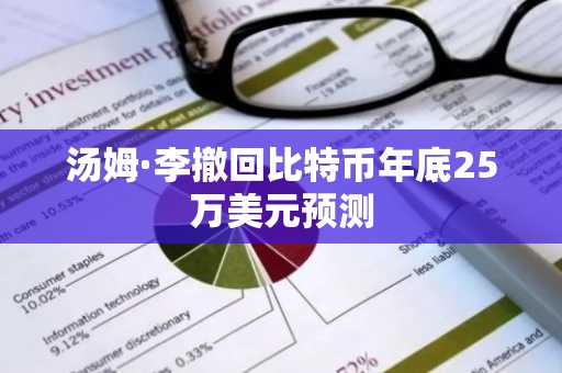 汤姆·李撤回比特币年底25万美元预测