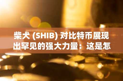 柴犬 (SHIB) 对比特币展现出罕见的强大力量：这是怎么回事？