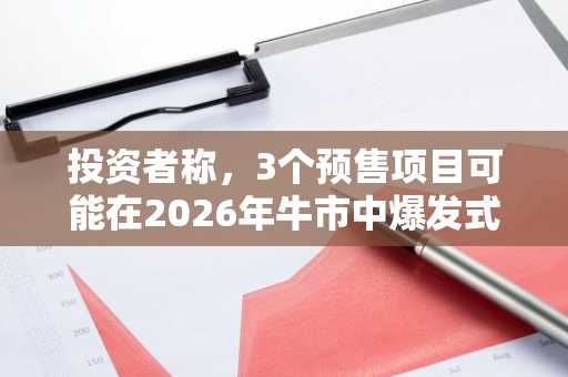 投资者称，3个预售项目可能在2026年牛市中爆发式增长
