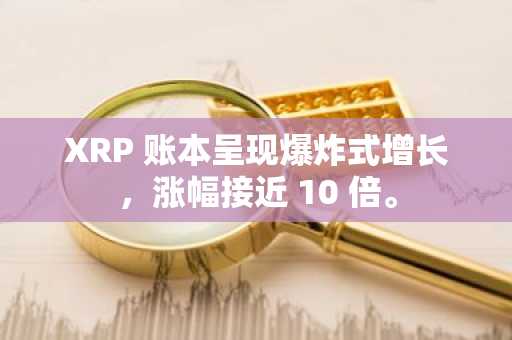 XRP 账本呈现爆炸式增长，涨幅接近 10 倍。