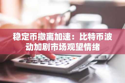 稳定币撤离加速：比特币波动加剧市场观望情绪