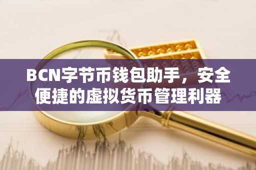 BCN字节币钱包助手，安全便捷的虚拟货币管理利器