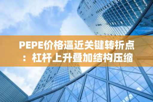 PEPE价格逼近关键转折点：杠杆上升叠加结构压缩