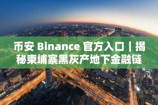 币安 Binance 官方入口｜揭秘柬埔寨黑灰产地下金融链：汇旺挤兑背后的机会与风险