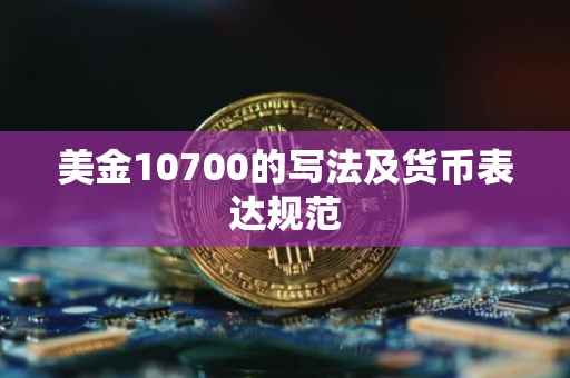 美金10700的写法及货币表达规范