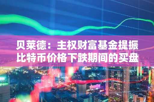 贝莱德：主权财富基金提振比特币价格下跌期间的买盘