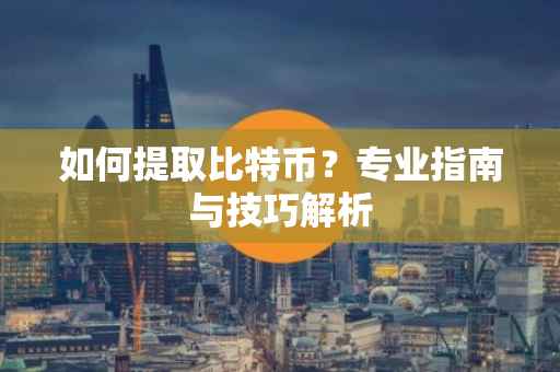 如何提取比特币？专业指南与技巧解析