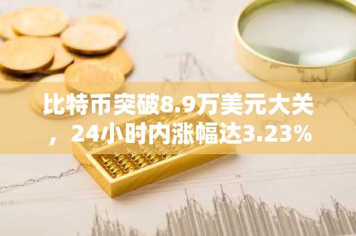 比特币突破8.9万美元大关，24小时内涨幅达3.23%
