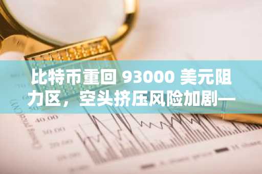 比特币重回 93000 美元阻力区，空头挤压风险加剧——以下是下一步走势可能出现爆炸性变化的原因。