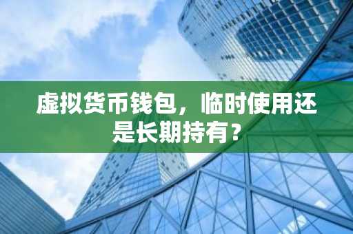 虚拟货币钱包，临时使用还是长期持有？