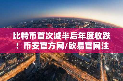 比特币首次减半后年度收跌！币安官方网/欧易官网注册入口速览
