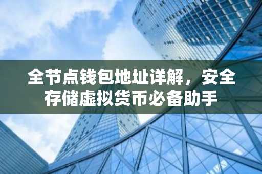 全节点钱包地址详解，安全存储虚拟货币必备助手