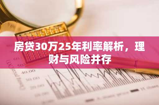 房贷30万25年利率解析，理财与风险并存