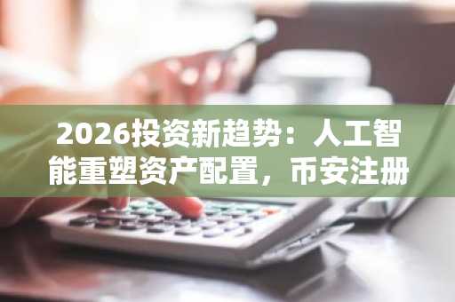 2026投资新趋势：人工智能重塑资产配置，币安注册入口助你抢占先机