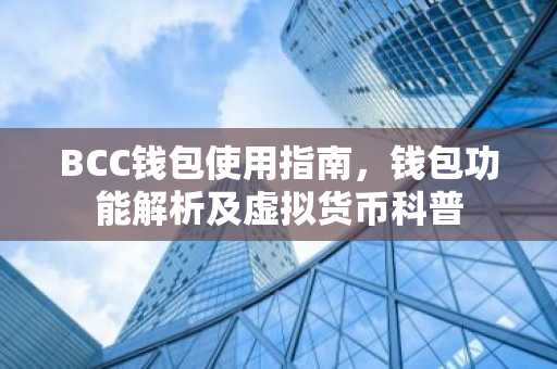 BCC钱包使用指南，钱包功能解析及虚拟货币科普