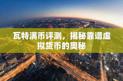 瓦特满币评测，揭秘靠谱虚拟货币的奥秘