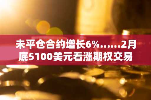未平仓合约增长6%……2月底5100美元看涨期权交易最为活跃