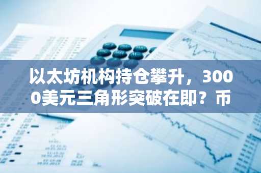 以太坊机构持仓攀升，3000美元三角形突破在即？币安官方网/欧易官网注册入口速览