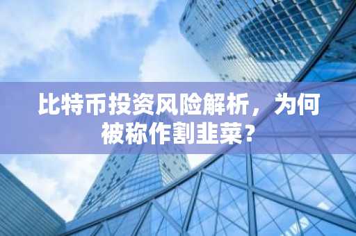 比特币投资风险解析，为何被称作割韭菜？