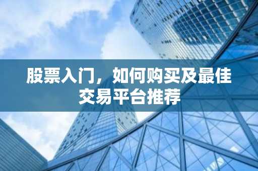 股票入门，如何购买及最佳交易平台推荐