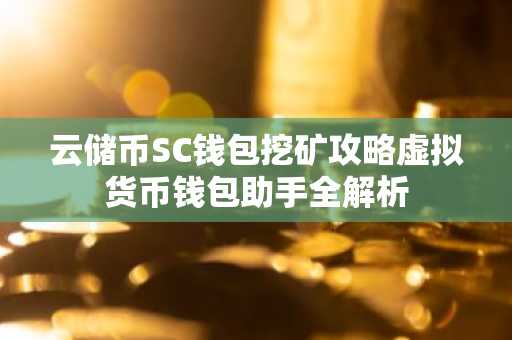 云储币SC钱包挖矿攻略虚拟货币钱包助手全解析