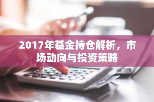 2017年基金持仓解析，市场动向与投资策略