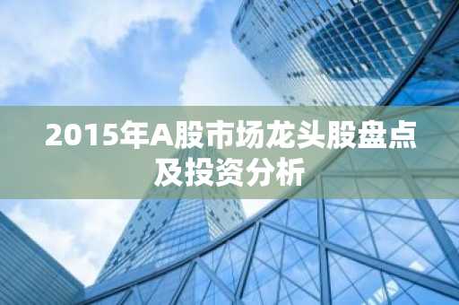 2015年A股市场龙头股盘点及投资分析