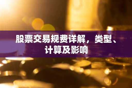 股票交易规费详解，类型、计算及影响