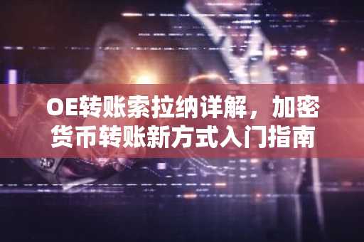 OE转账索拉纳详解，加密货币转账新方式入门指南