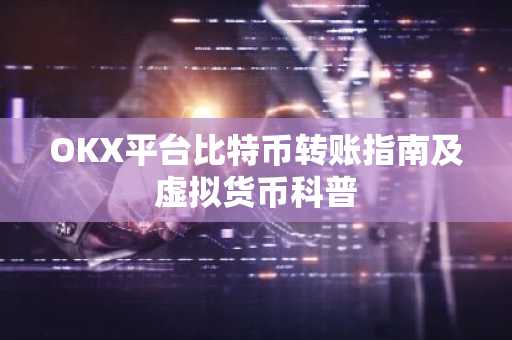OKX平台比特币转账指南及虚拟货币科普