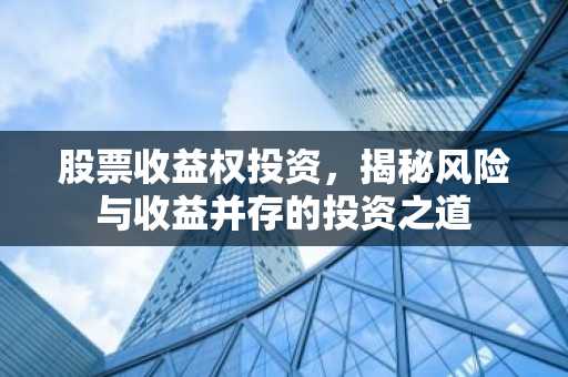 股票收益权投资，揭秘风险与收益并存的投资之道