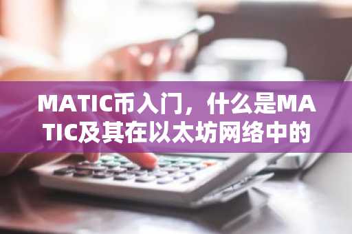 MATIC币入门，什么是MATIC及其在以太坊网络中的应用