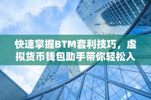 快速掌握BTM套利技巧，虚拟货币钱包助手带你轻松入门