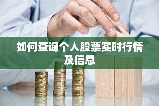 如何查询个人股票实时行情及信息