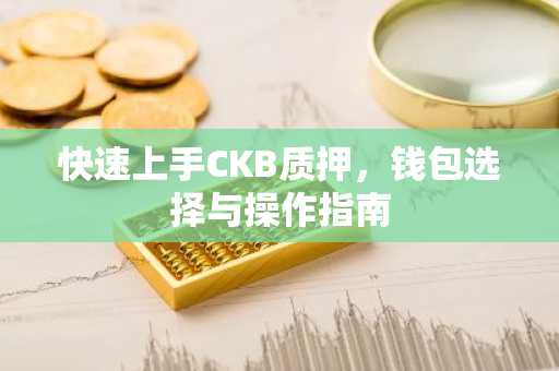 快速上手CKB质押，钱包选择与操作指南