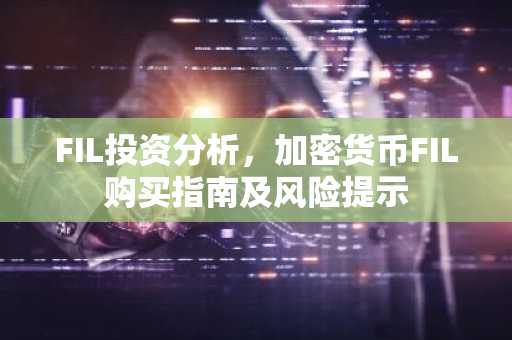 FIL投资分析，加密货币FIL购买指南及风险提示