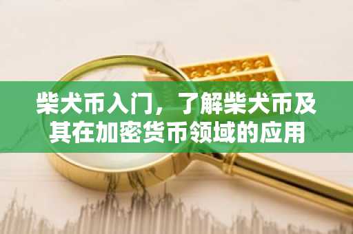 柴犬币入门，了解柴犬币及其在加密货币领域的应用