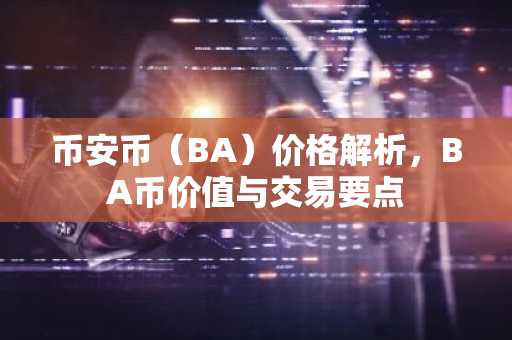 币安币（BA）价格解析，BA币价值与交易要点
