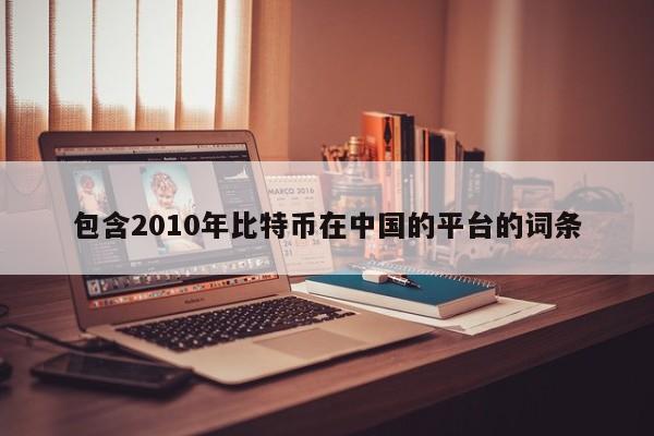 包含2010年比特币在中国的平台的词条