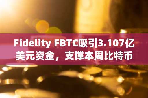 Fidelity FBTC吸引3.107亿美元资金，支撑本周比特币ETF表现